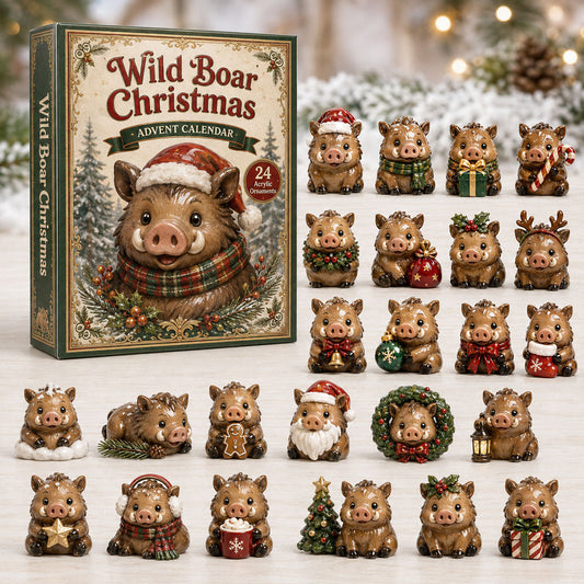 Wild Boar Christmas Advent Calendar 2026 - 24-Day Festive Countdown