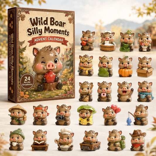 Wild Boar Silly Moments Advent Calendar 2026 - 24-Day Festive Countdown