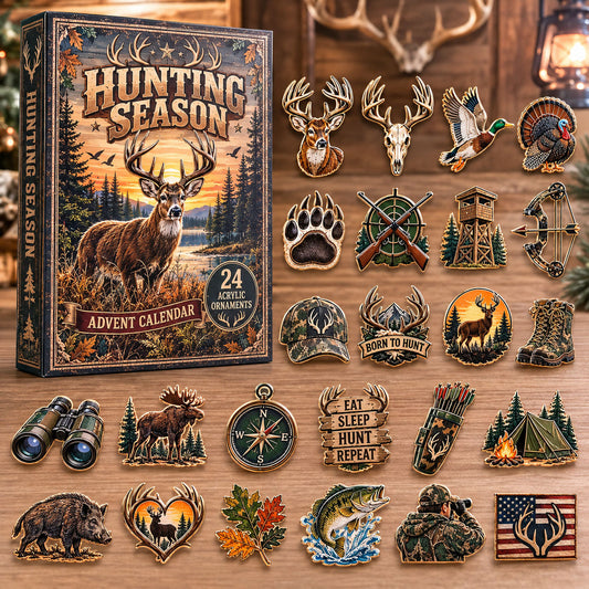 Wilderness Hunt Season Advent Calendar 2026 - 24-Day Festive Countdown