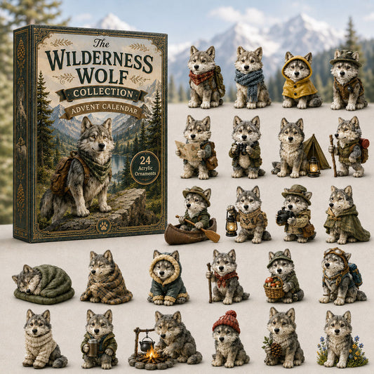 Wilderness Wolf Advent Calendar 2026 - 24-Day Festive Countdown