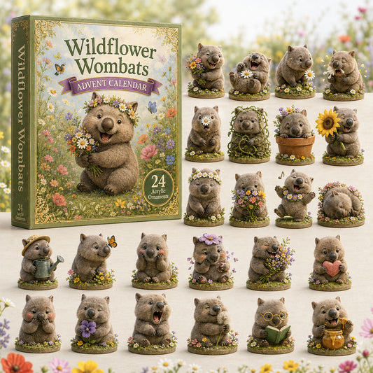 Wildflower Wombats Advent Calendar 2026 - 24-Day Festive Countdown
