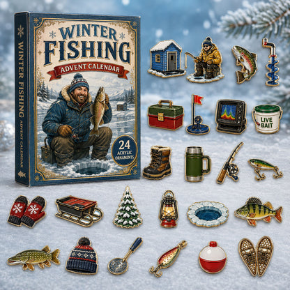 Winter Fishing Advent Calendar 2026 - 24-Day Festive Countdown