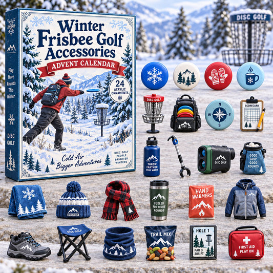 Winter Frisbee Golf Advent Calendar 2026 - 24-Day Festive Countdown