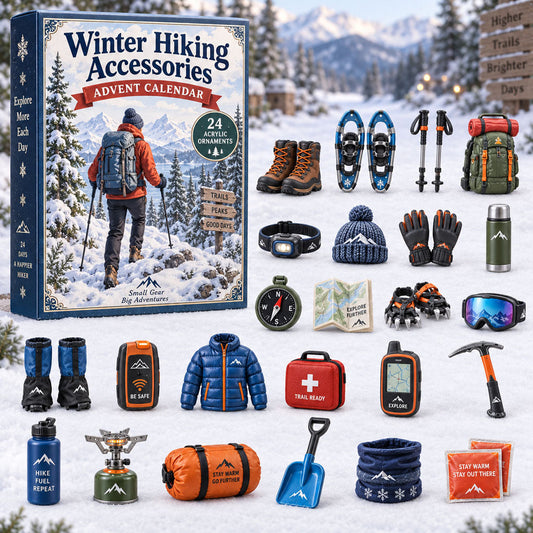 Winter Hiking Accessories Advent Calendar 2026 - 24-Day Festive Countdown