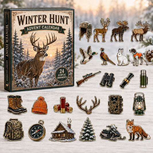 Winter Hunt Season Advent Calendar 2026 - 24-Day Festive Countdown