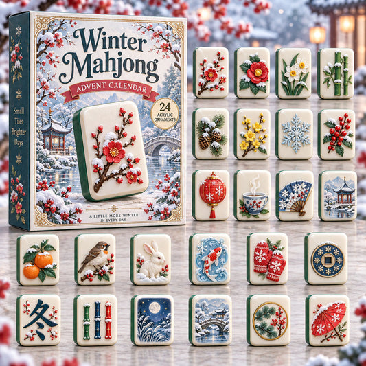 Winter Mahjong Advent Calendar 2026 - 24-Day Festive Countdown
