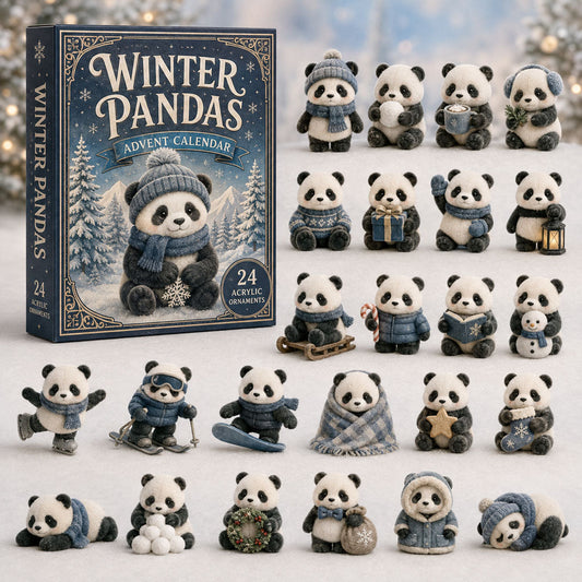 Winter Pandas Advent Calendar 2026 - 24-Day Festive Countdown