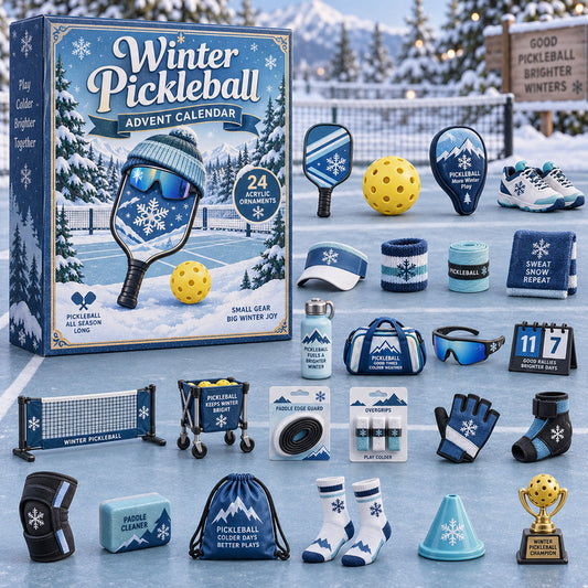 Winter Pickleball Advent Calendar 2026 - 24-Day Festive Countdown