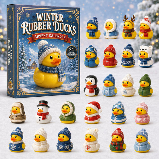 Winter Rubber Ducks Advent Calendar 2026 - 24-Day Festive Countdown