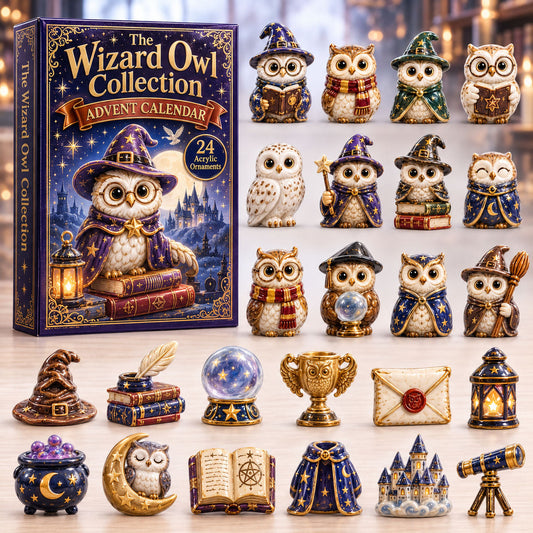 Wizard Owl Collection Advent Calendar 2026 - 24-Day Festive Countdown
