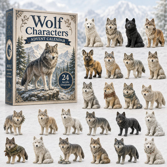 Wolf Character Advent Calendar 2026 - 24-Day Festive Countdown