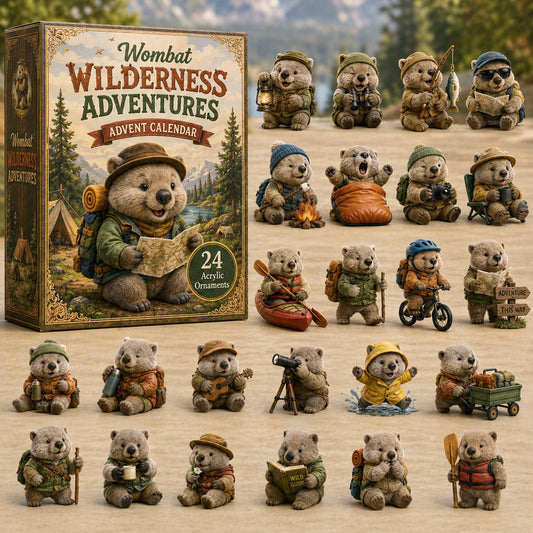 Wombat Wilderness Adventures Advent Calendar 2026 - 24-Day Festive Countdown