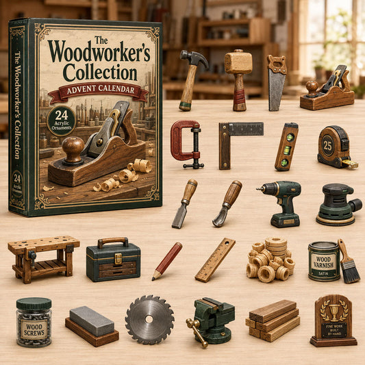 Woodworking Craft Tools Advent Calendar 2026 - 24-Day Festive Countdown