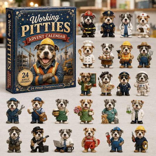 Working Pitties Advent Calendar 2026 - 24-Day Festive Countdown