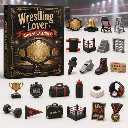 Wrestling Lover Advent Calendar 2026 - 24-Day Festive Countdown