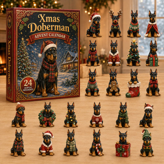 Xmas Doberman Advent Calendar 2026 - 24-Day Festive Countdown