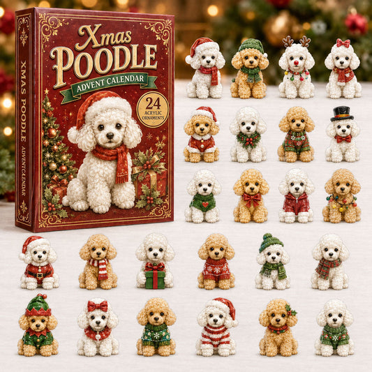 Xmas Poodle Advent Calendar 2026 - 24-Day Festive Countdown