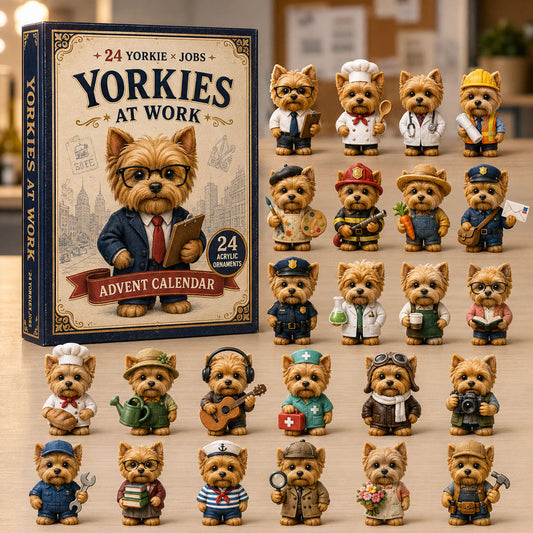 Yorkies At Work Advent Calendar 2026 - 24-Day Festive Countdown