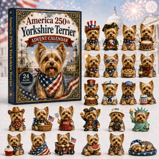Yorkshire Terrier Advent Calendar 2026 - 24-Day Festive Countdown