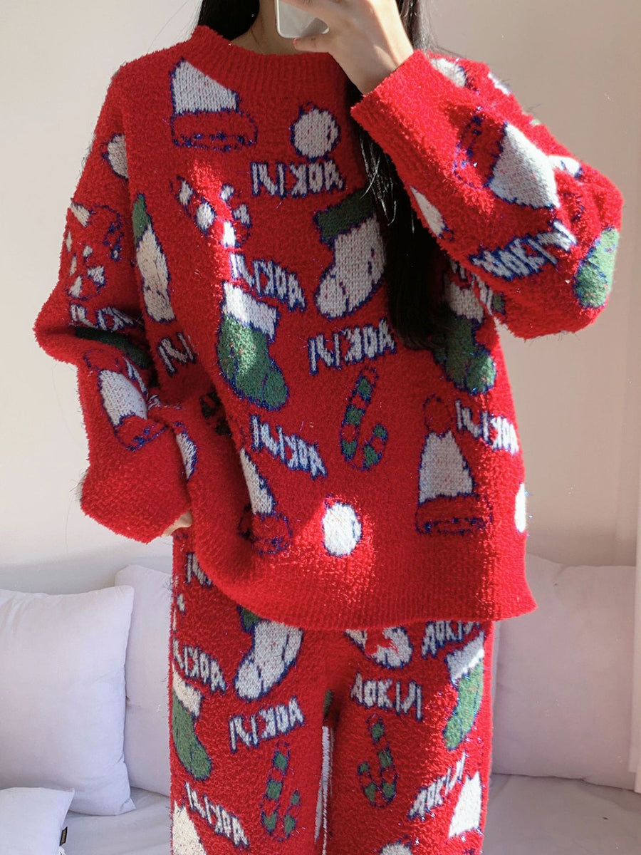 Onbely ensemble de pyjama femme noël