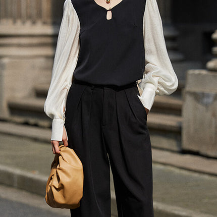 Onbely hauts mode manches gigot pour femme - onbely