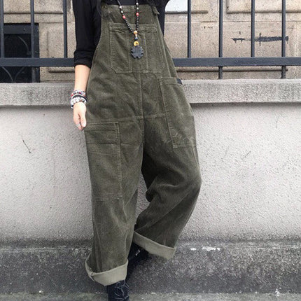 Onbely salopette velours cotelé avec poches femme casual