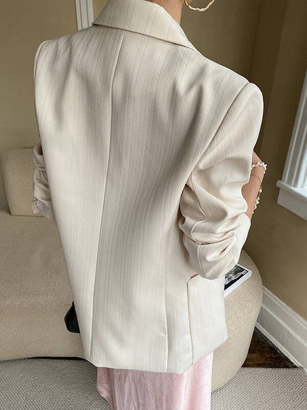 Onbely blazer style tailleur double boutonnage femme - onbely