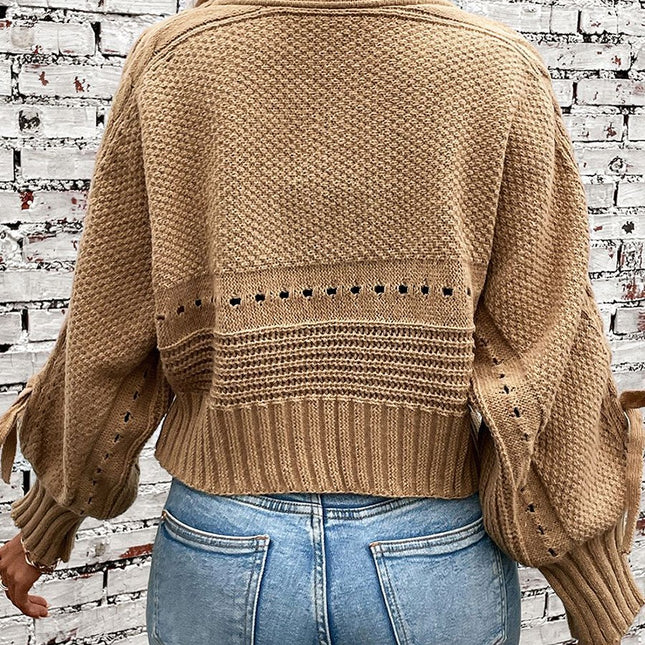 Onbely cardigans pull unicolore tissu tricoté manches longues feme décontractée mode tous les jours bureau