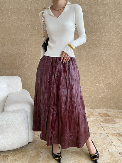 Onbely pull en maille moulante polo pour femme