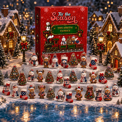 Christmas Advent Calendar 2026 - 24 Day Spirits Countdown, Acrylic Charms Blind Box - Gift For Family & Friends