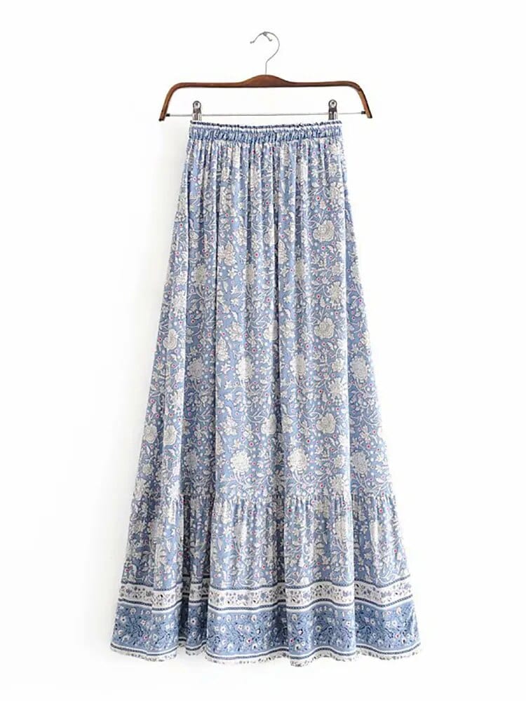 Jupe Maxi Bohème à Imprimé Floral boho dress