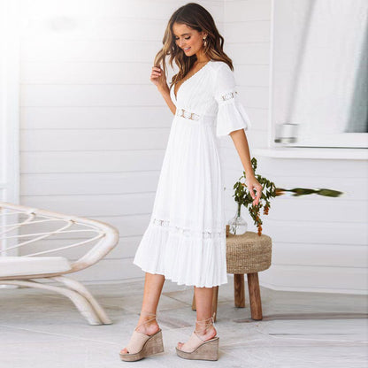 Robe Bohème Blanche boho dress