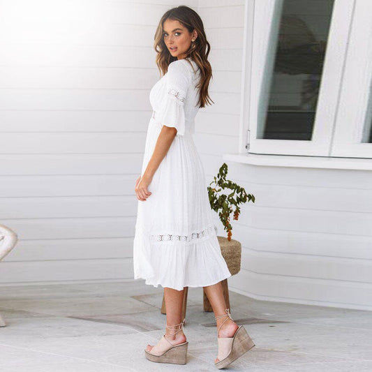 Robe Bohème Blanche boho dress
