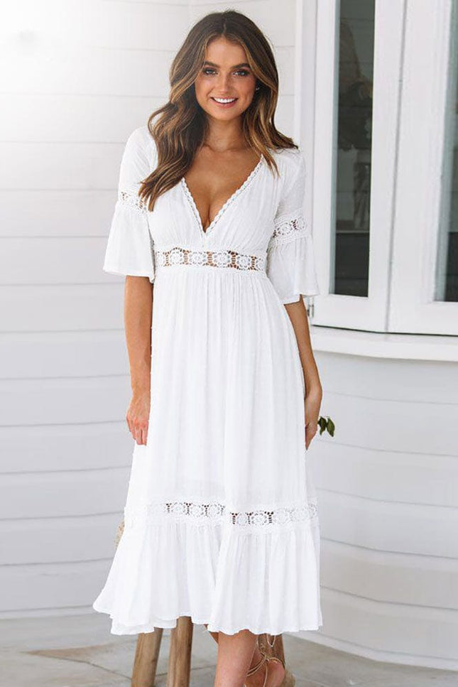 Robe Bohème Blanche boho dress