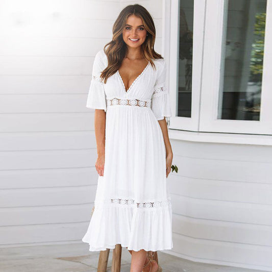 Robe Bohème Blanche boho dress