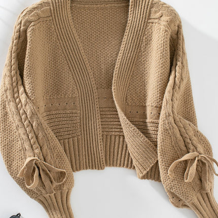 Onbely cardigans pull unicolore tissu tricoté manches longues feme décontractée mode tous les jours bureau