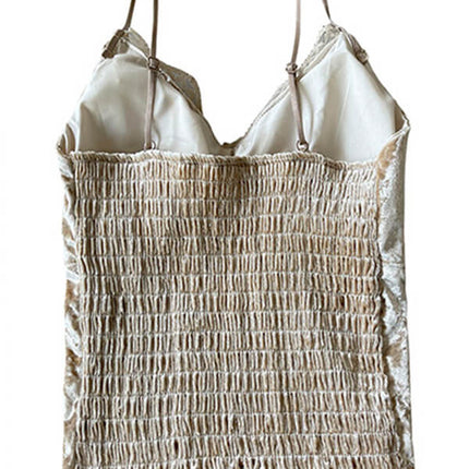 Onbely débardeur velours dentelle femme - onbely