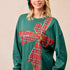 GREEN/RED PLAID / S