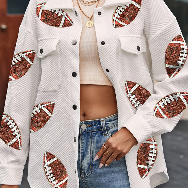 Onbely blouse géométrique boutons col revers manches longues décontractée lâche bureau tous les jours