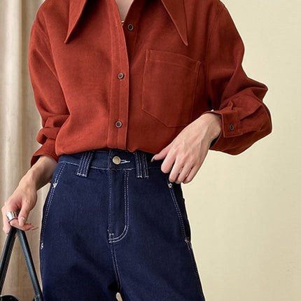 Onbely surchemise pour femme rouge noël