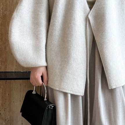 Onbely cardigans strappy rouge noël pour femme - onbely