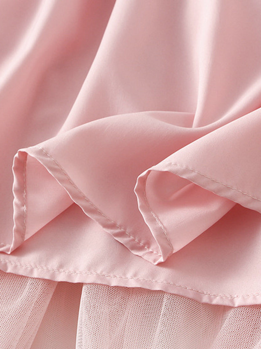 Onbely jupe à volants superposés longue tulle brillante paillette femme