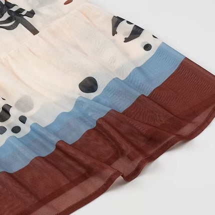 Onbely robe longue ethnique à fines brides avec volants pour bal de promo et plage boho dress