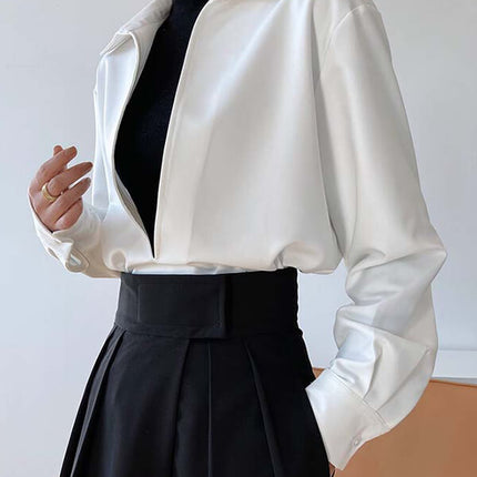 Onbely chemisier décolleté plongeant pour femme - onbely