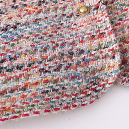 Onbely veste en tweed doudoune avec poches pour femme hiver - onbely