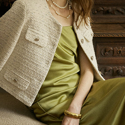 Onbely robe longue satin élégant dos nu - onbely