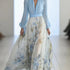 bleu pastel / S