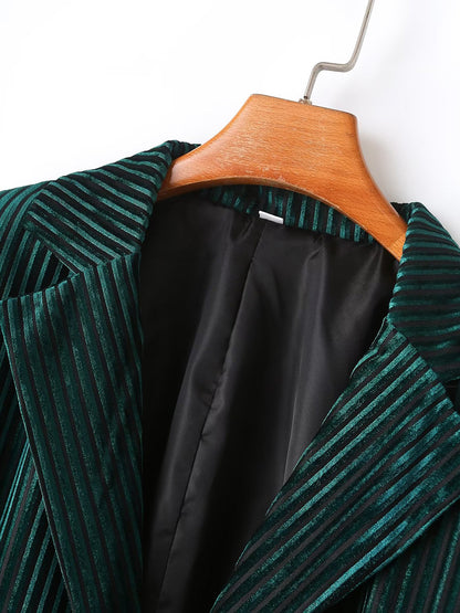 Onbely blazer velours boutonnage avec poches femme