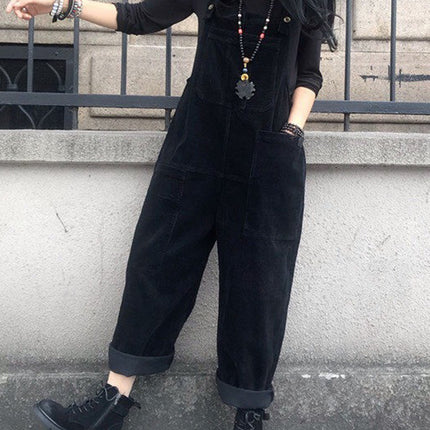 Onbely salopette velours cotelé avec poches femme casual