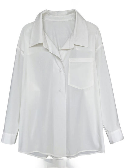 Onbely blouse simple boutonnage pour femme.